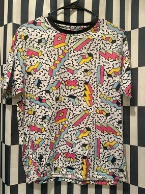 Oh Snap! Retro Geometric Print Tee